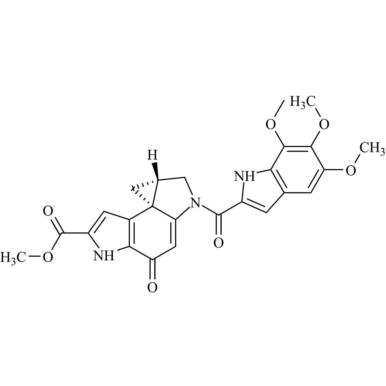 Show details for Duocarmycin SA Picture of Duocarmycin SA