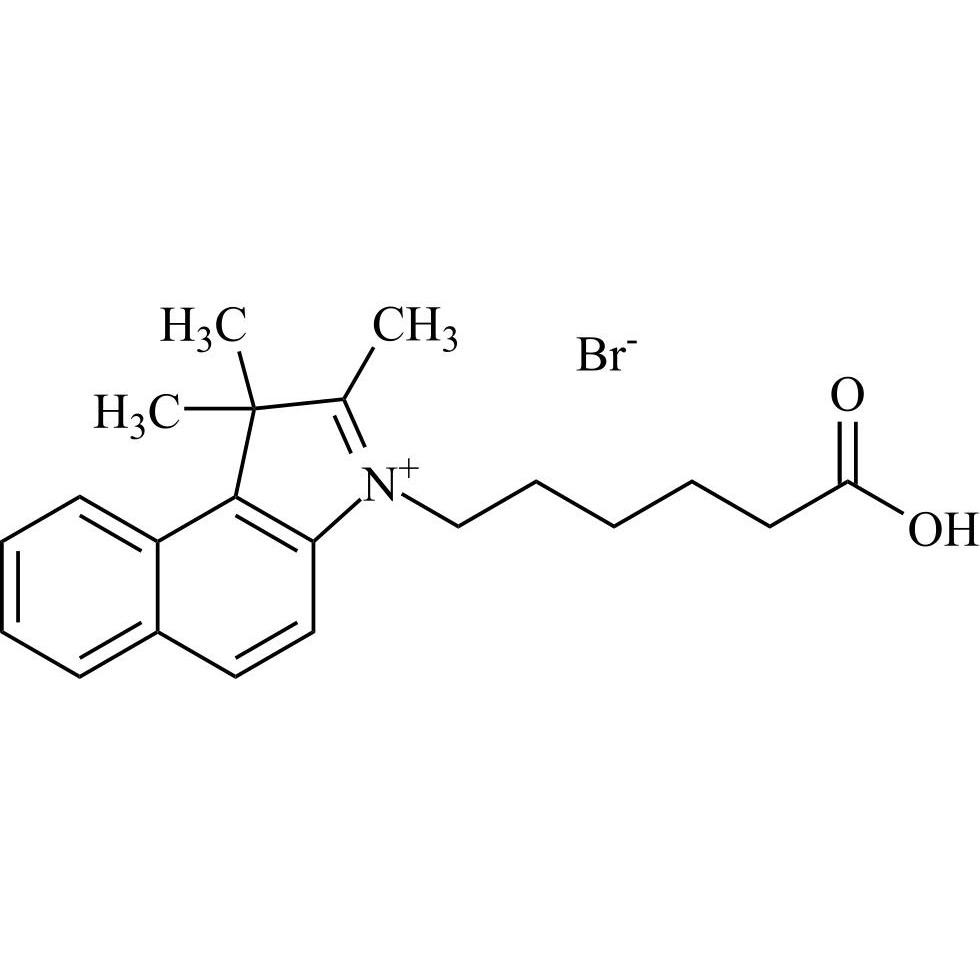 Picture of 3-(5-Carboxypentyl)-1,1,2-trimethyl-1H-benzo[e]indolium Bromide