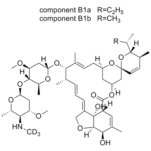 Show details for Emamectin-d3 (Mixture of B1a and B1b) Picture of Emamectin-d3 (Mixture of B1a and B1b)