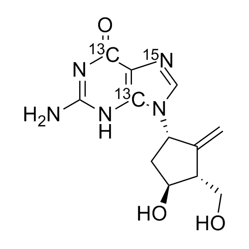 Show details for Entecavir-15N-13C2 Picture of Entecavir-15N-13C2