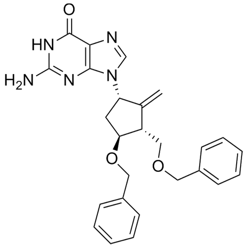 Show details for Dibenzyl Entecavir (3',5'-Di-O-Benzyl Entecavir) Picture of Dibenzyl Entecavir (3',5'-Di-O-Benzyl Entecavir)