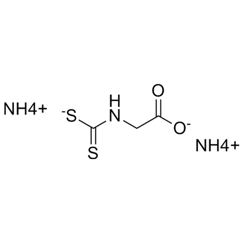 Picture of ammonium 2-(dithiocarboxylatoamino)acetate