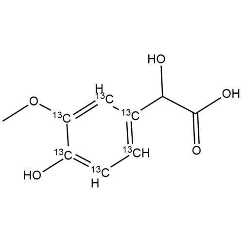 Picture of 4-Hydroxy-3-methoxy Mandelic Acid-13C6