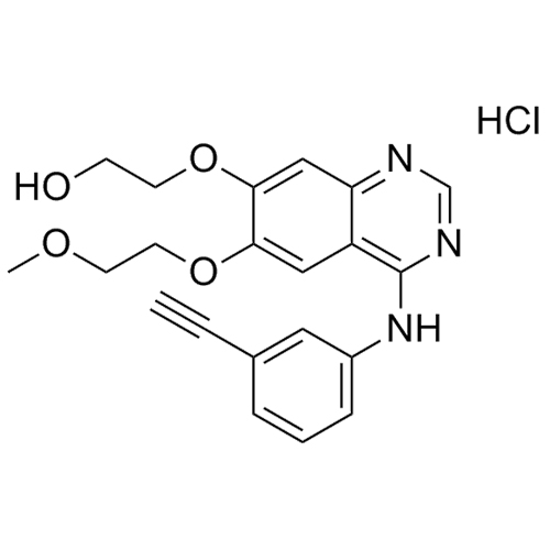 Show details for Erlotinib O-Desmethyl Metabolite Isomer (M13) HCl Picture of Erlotinib O-Desmethyl Metabolite Isomer (M13) HCl