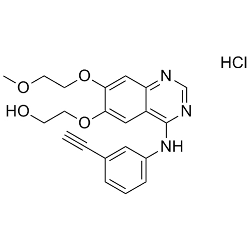 Show details for Erlotinib O-Desmethyl Metabolite Isomer (M14) HCl Picture of Erlotinib O-Desmethyl Metabolite Isomer (M14) HCl