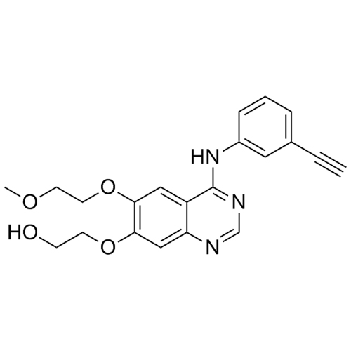 Show details for Erlotinib O-Desmethyl Metabolite Isomer (M13) Picture of Erlotinib O-Desmethyl Metabolite Isomer (M13)