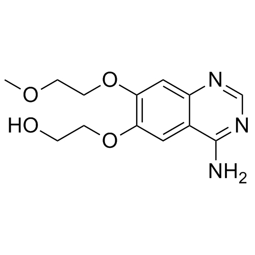Show details for 2-((4-amino-7-(2-methoxyethoxy)quinazolin-6-yl)oxy)ethanol Picture of 2-((4-amino-7-(2-methoxyethoxy)quinazolin-6-yl)oxy)ethanol