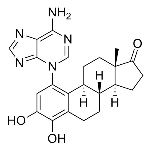 Picture of 4-Hydroxy estrone 1-N3-Adenine