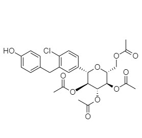 Picture of Des(tetrahydrofuran) Empagliflozin Tetraacetate