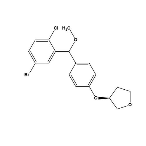 Picture of (3S)-3-[4-[(5-Bromo-2-chlorophenyl)methoxymethyl]phenoxy]tetrahydrofuran