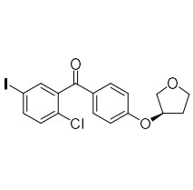 Picture of (2-Chloro-5-iodophenyl)[4-[[(3S)-tetrahydro      -3-furanyl]oxy]phenyl]methanone