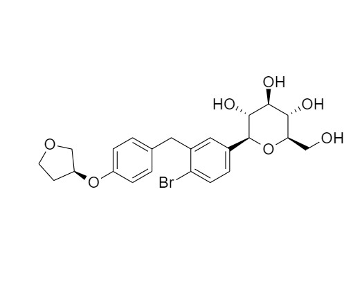 Picture of Empagliflozin Bromo Impurity (6S Isomer)