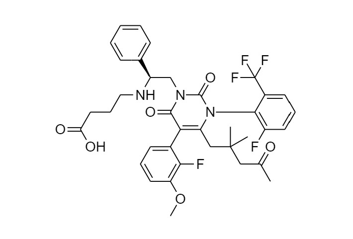 Picture of Elagolix 4-(2,2-dimethyl-4-oxopentyl Impurity