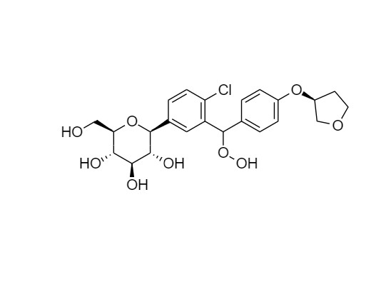 Picture of Empagliflozin 3-(Hydroperoxy)  Impurity