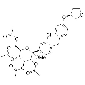 Picture of 1-Methoxy-Empagliflozin Tetraacetoxy