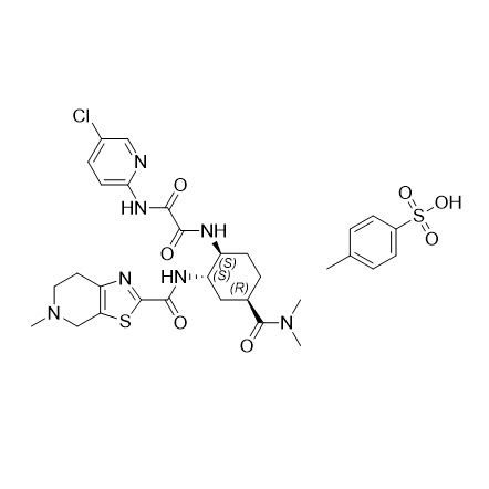 Show details for Edoxaban Impurity H Tosylate Salt Picture of Edoxaban Impurity H Tosylate Salt