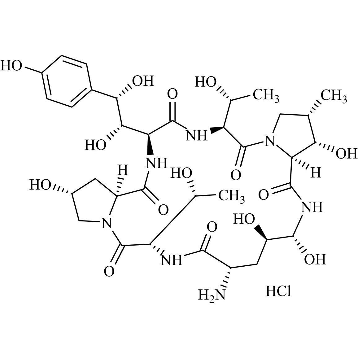 Picture of 1-[(4R,5R)-4,5-Dihydroxy-L-ornithine]-Echinocandin B HCl
