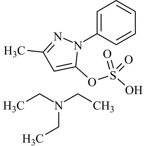 Picture of Edaravone Sulfate Triethylamine Salt