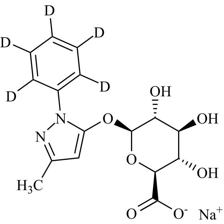 Picture of Edaravone-d5 Glucuronide Sodium Salt