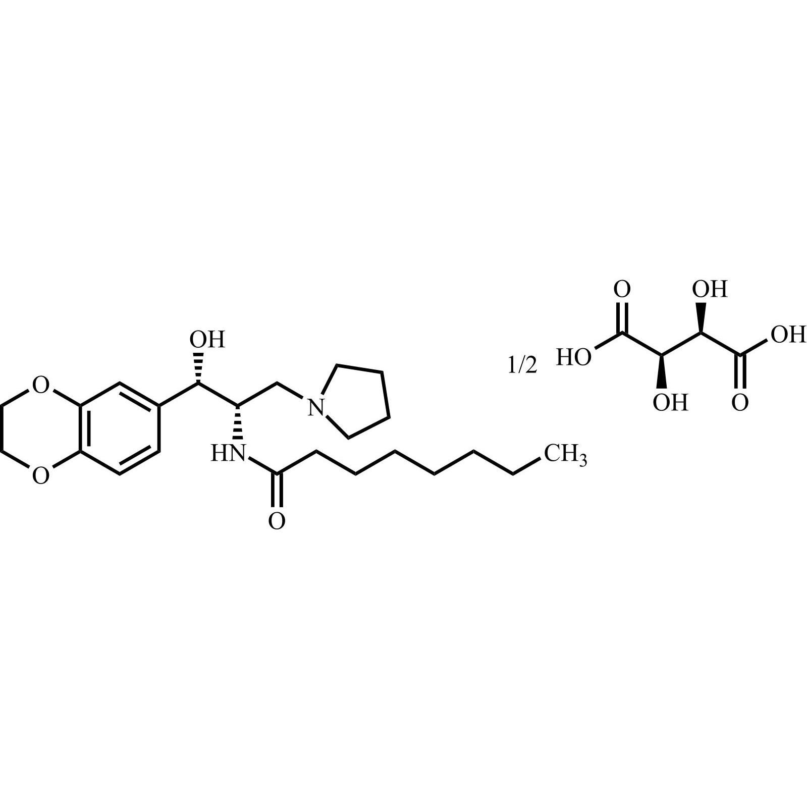 Picture of ent-Eliglustat Hemitartrate