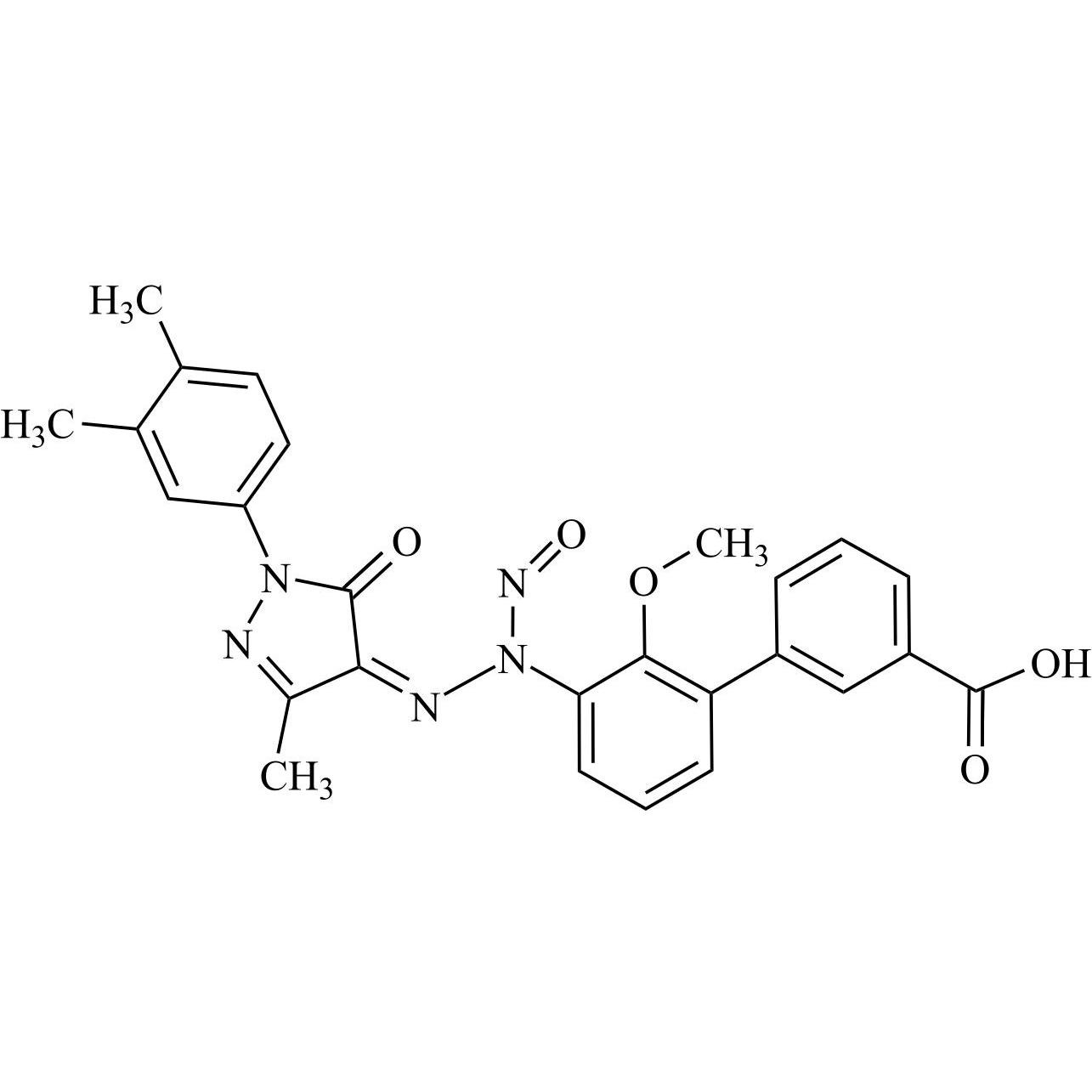 Show details for N-Nitroso Eltrombopag Impurity 3 Picture of N-Nitroso Eltrombopag Impurity 3