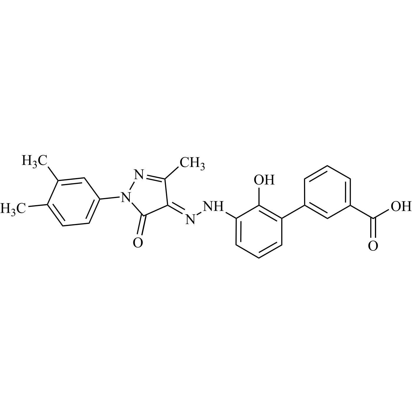 Show details for Eltrombopag Impurity 45 ((E)-Eltrombopag) Picture of Eltrombopag Impurity 45 ((E)-Eltrombopag)