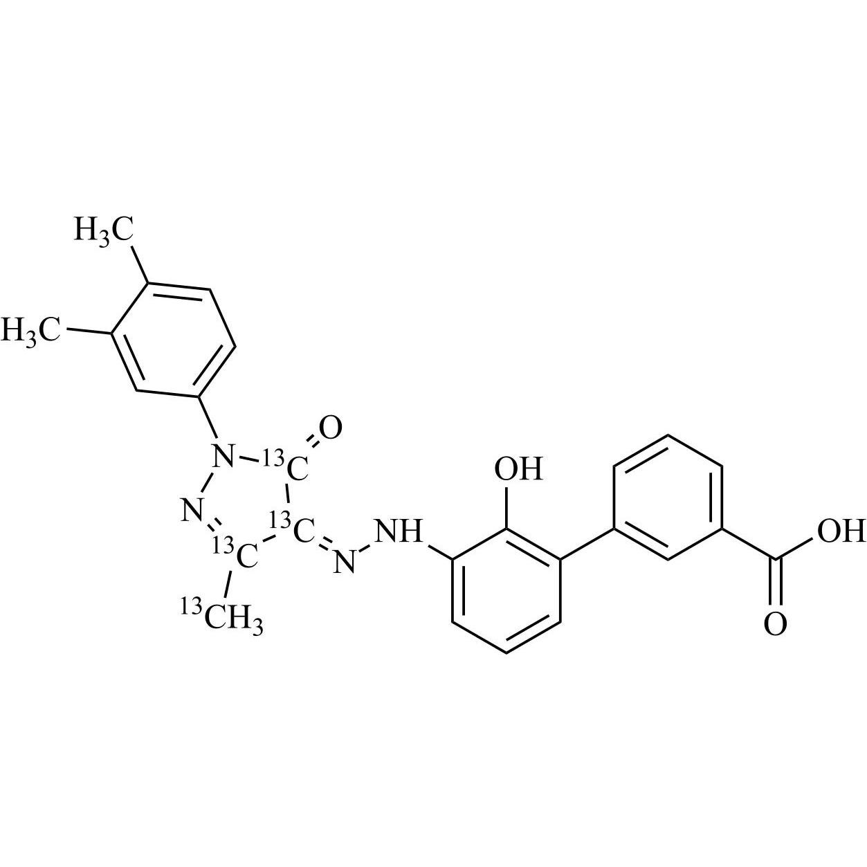 Show details for Eltrombopag-13C4 Picture of Eltrombopag-13C4