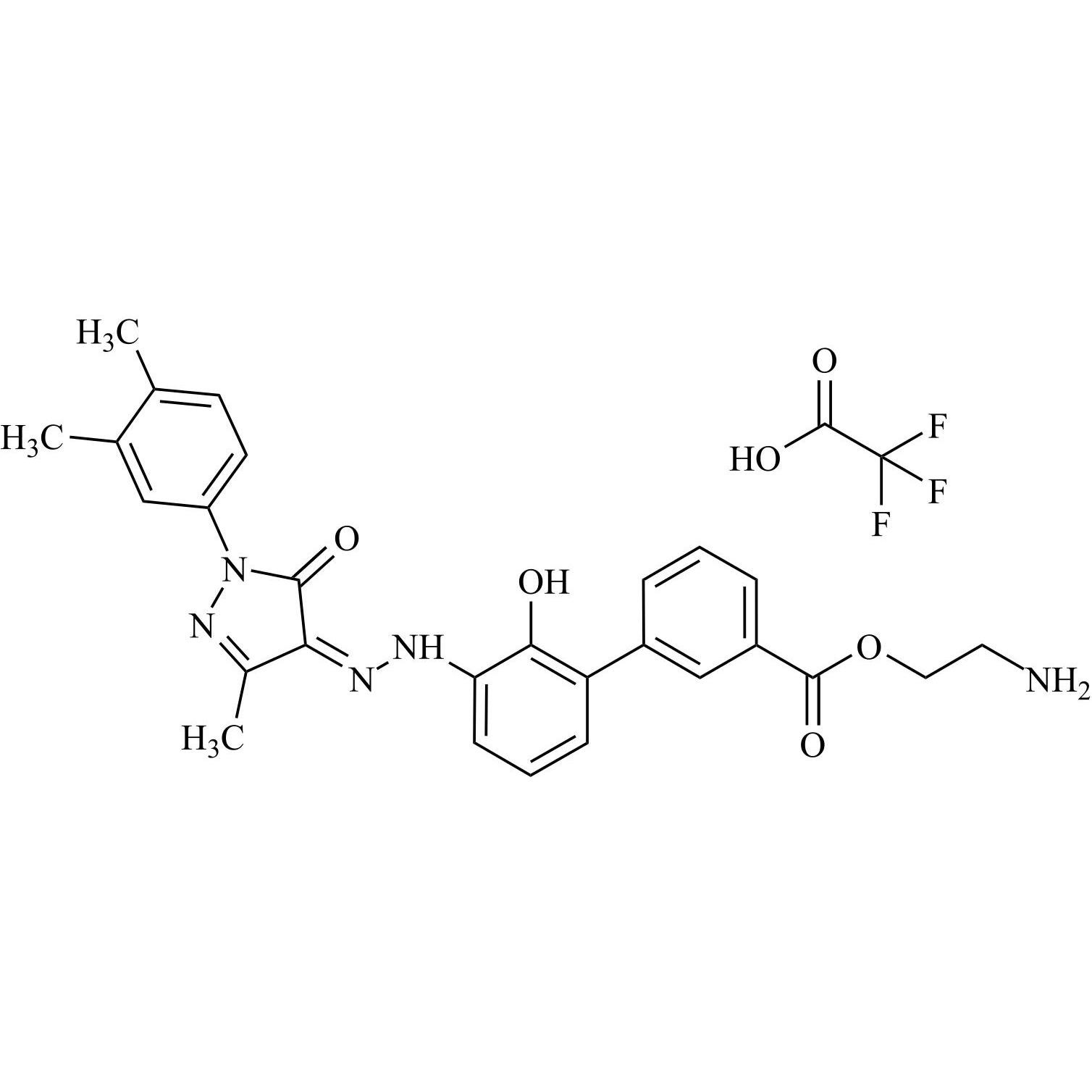 Show details for Eltrombopag Impurity 28 Trifluoroacetate Picture of Eltrombopag Impurity 28 Trifluoroacetate