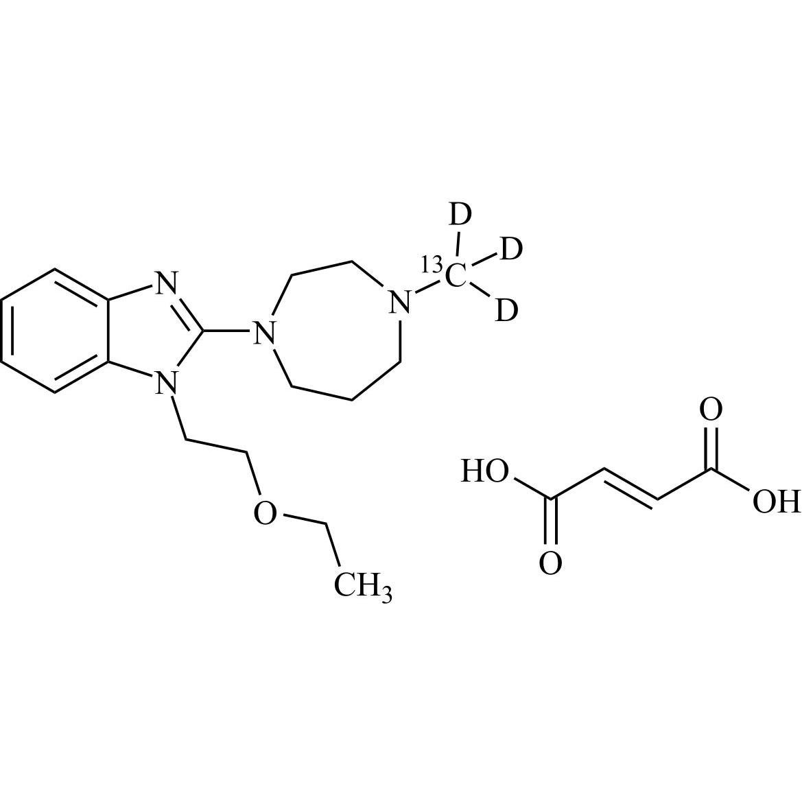 Picture of Emedastine-13C-d3 Fumarate