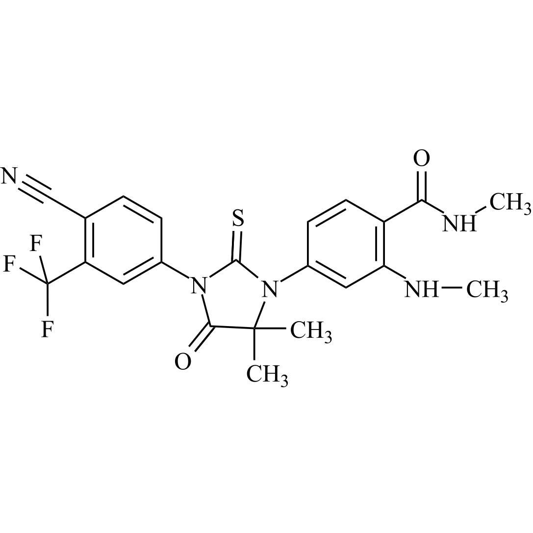 Picture of Enzalutamide Desfluoro-N-methyl Impurity