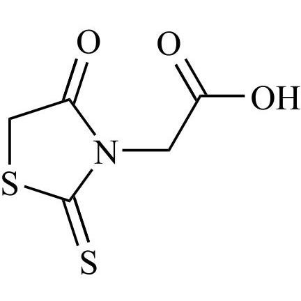 Picture of Epalrestat Impurity 10 (Rhodanine-3-Acetic Acid)