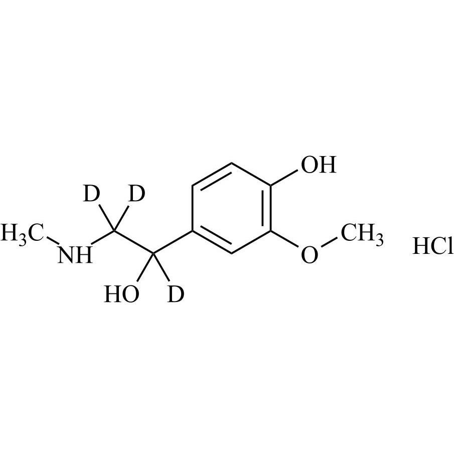 Picture of (Â±)-Metanephrine-a,ÃŸ,ÃŸ-d3 HCl