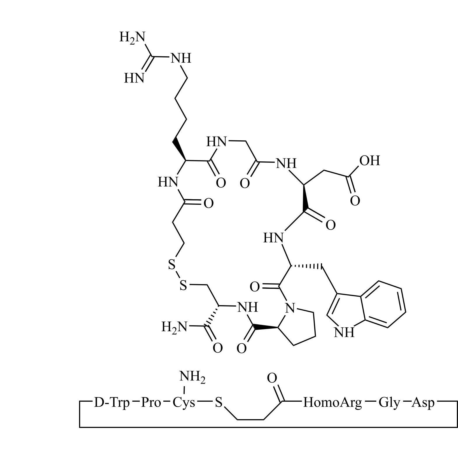 Show details for Eptifibatide Impurity 9 (D-Trp Eptifibatide) Picture of Eptifibatide Impurity 9 (D-Trp Eptifibatide)