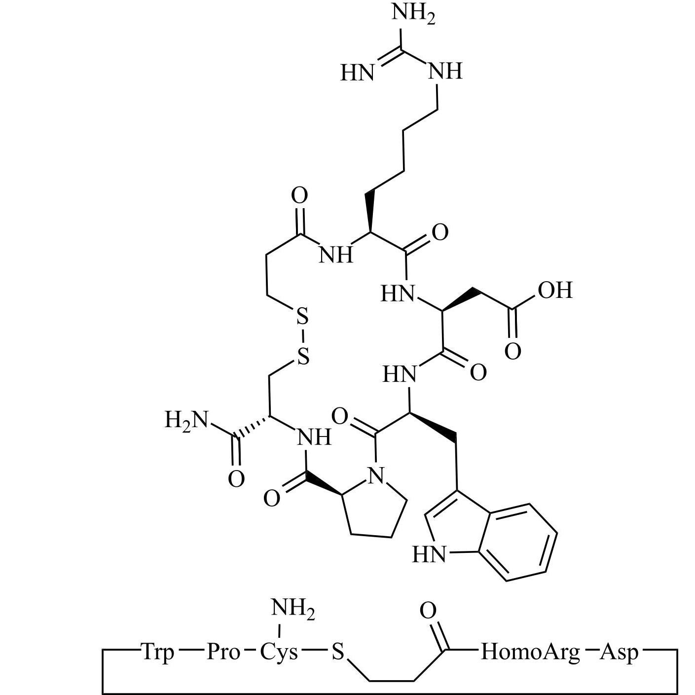 Picture of Eptifibatide Impurity 10 (Des-Gly Eptifibatide)