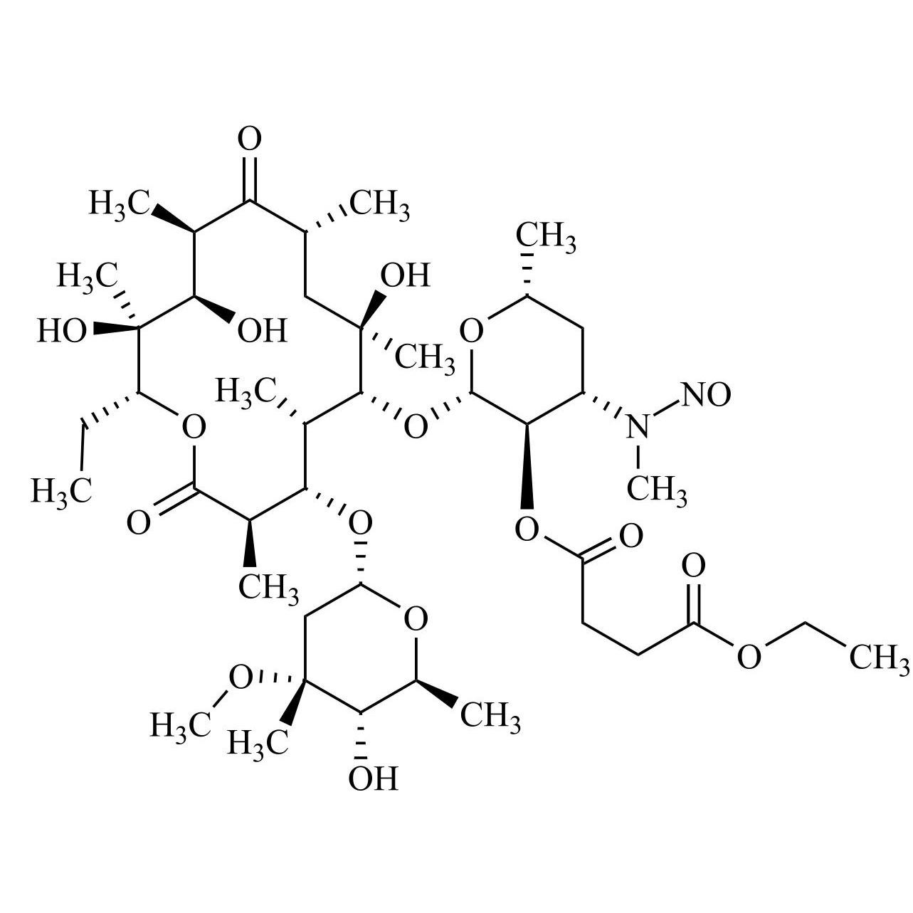 Picture of N-Nitroso-N-Desmethyl Erythromycin Ethylsuccinate