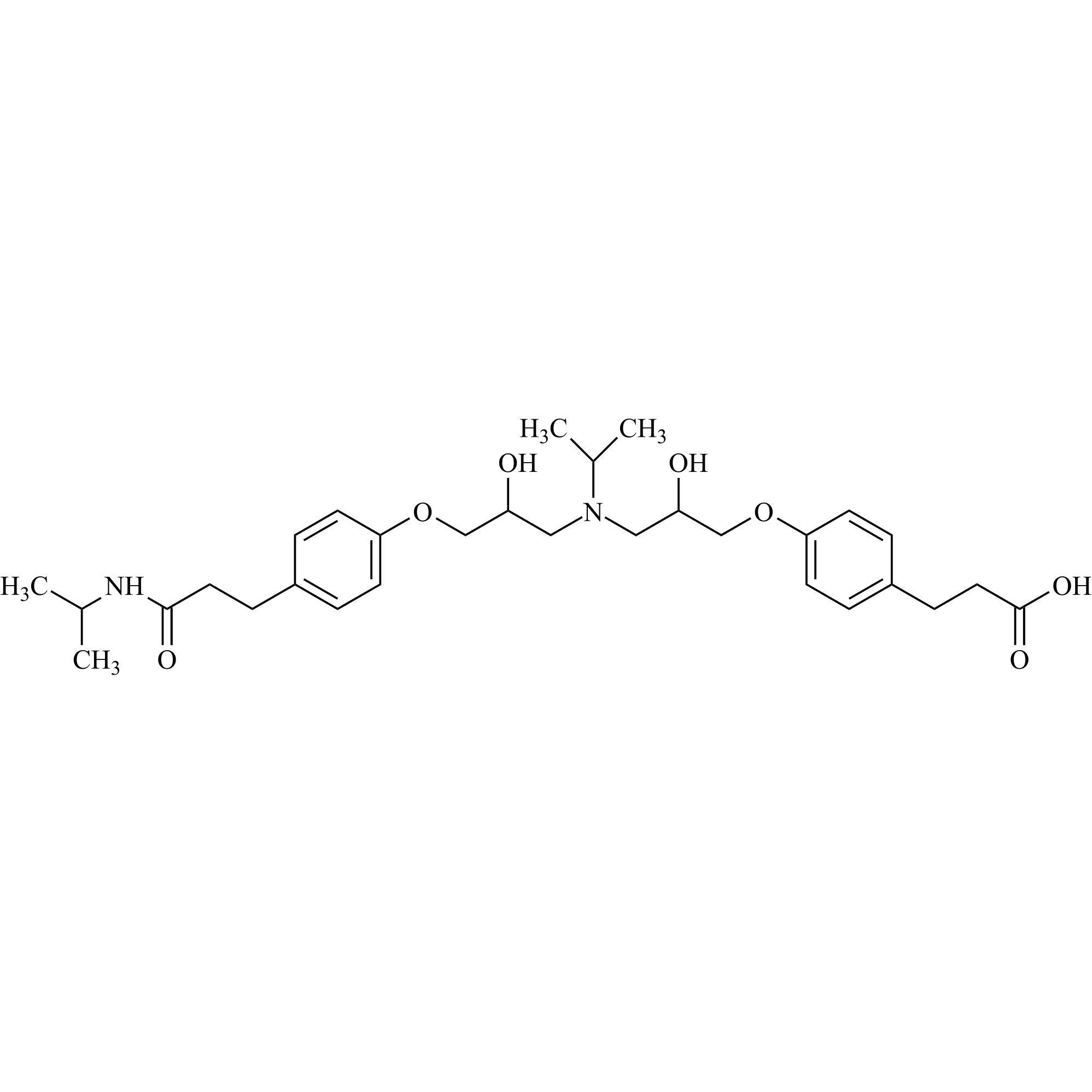 Picture of Esmolol Impurity 7 (Mixture of Diastereomers)