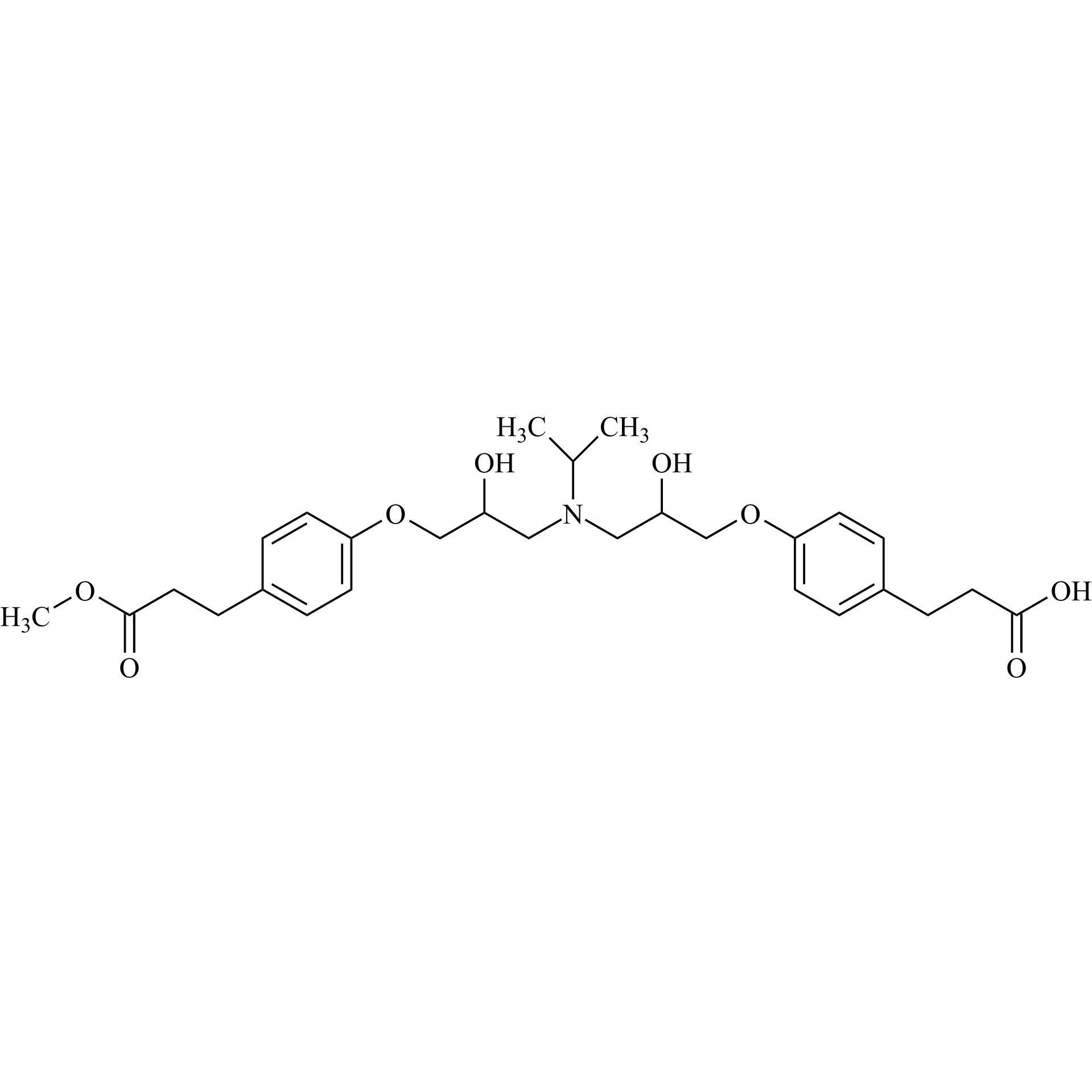 Picture of Esmolol Impurity 9 (Mixture of Diastereomers)