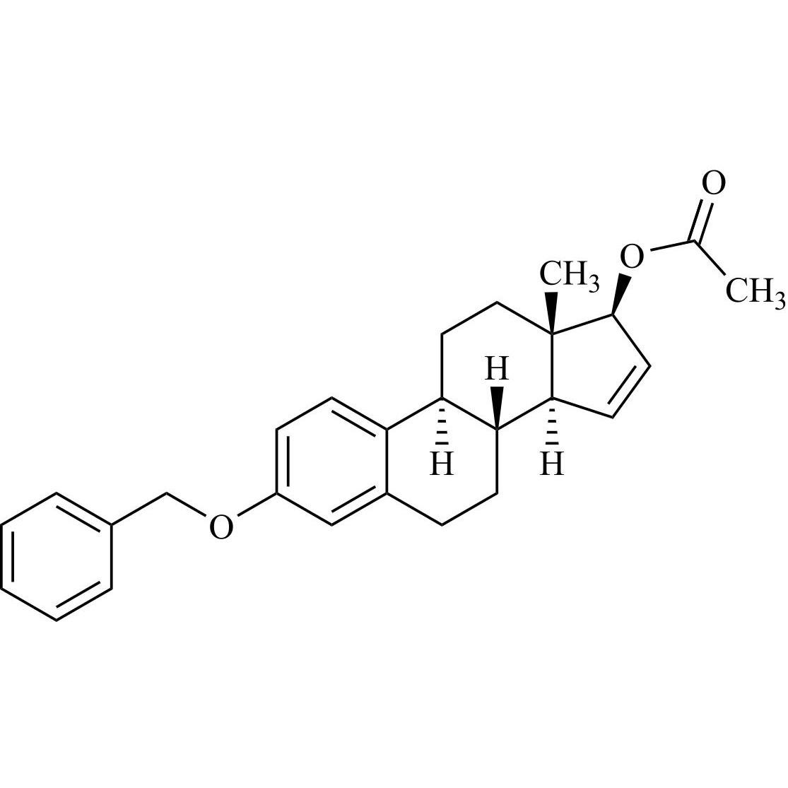 Picture of 15,16-Deshydroxy 3-O-Benzyl Estetrol 17-Acetate