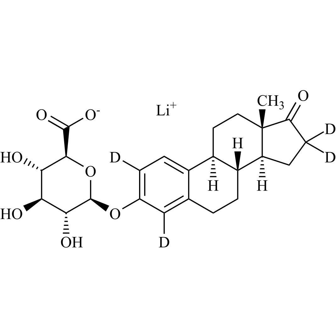 Picture of Estrone-d4 ÃŸ-D-Glucuronide Lithium Salt (Estrone-d4-3-Glucuronide Lithium Salt)