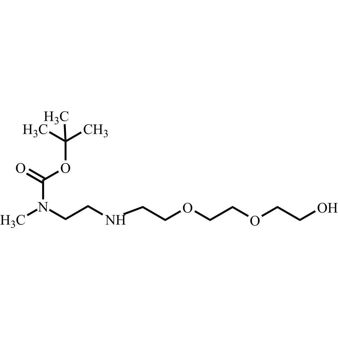 Picture of tert-Butyl [2-[[2-[2-(2-hydroxyethoxy)ethoxy]ethyl]amino]ethyl]-N-methyl carbamate