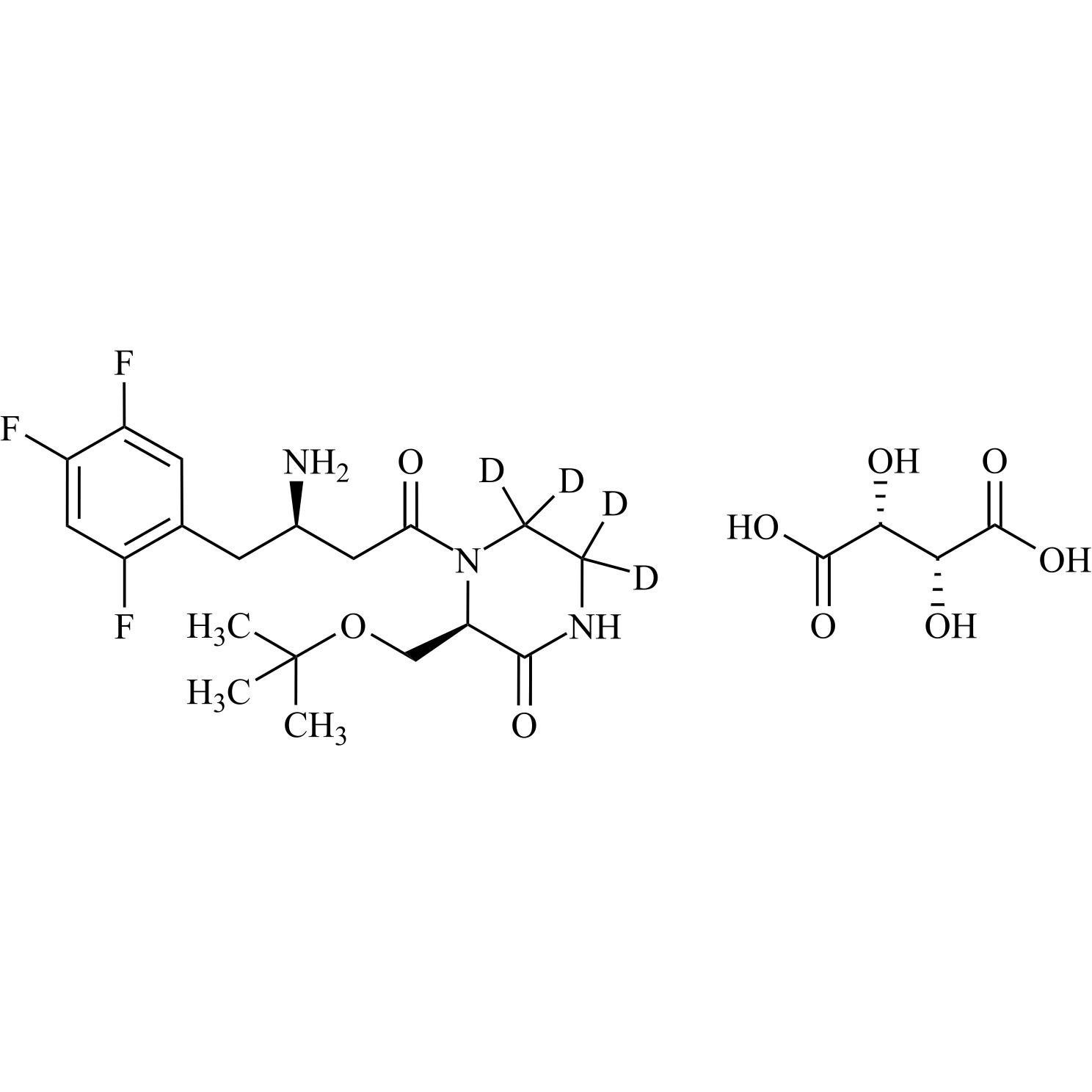 Picture of Evogliptin-d4 Tartrate