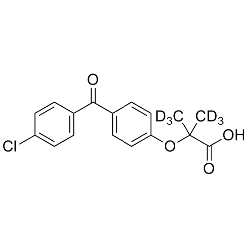 Show details for Fenofibric Acid-d6 Picture of Fenofibric Acid-d6