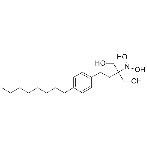 Picture of 2-(dihydroxyamino)-2-(4-octylphenethyl)propane-1,3-diol