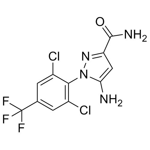 Show details for 1-(2,6-Dichloro-4-trifluoromethylphenyl)-3-carboxamido-5-aminopyrazole Picture of 1-(2,6-Dichloro-4-trifluoromethylphenyl)-3-carboxamido-5-aminopyrazole