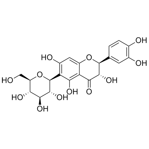 Show details for 6-C-beta-D-Glucopyranosyl-(2S,3S)-(+)-3',4',5,7-Tetrahydroxyflavanone Picture of 6-C-beta-D-Glucopyranosyl-(2S,3S)-(+)-3',4',5,7-Tetrahydroxyflavanone