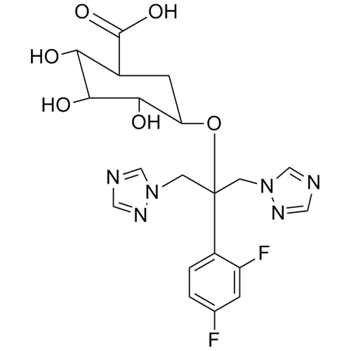 Show details for Fluconazole Beta-D-Glucuronide Picture of Fluconazole Beta-D-Glucuronide