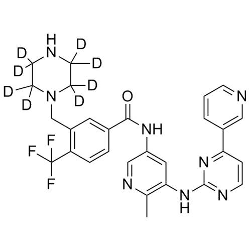 Picture of N-Desmethyl Flumatinib-d8