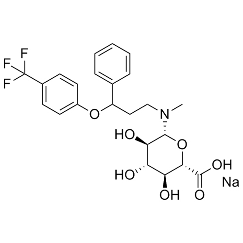 Picture of Fluoxetine N-Glucuronide Sodium Salt (Mixture of Diastereomers)