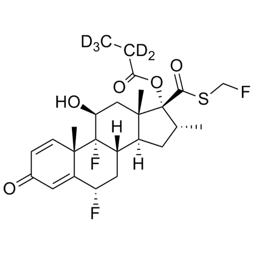 Show details for Fluticasone propionate-d5 Picture of Fluticasone propionate-d5