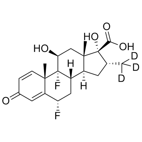 Show details for Fluticasone-d3 17 beta-Carboxylic Acid Picture of Fluticasone-d3 17 beta-Carboxylic Acid